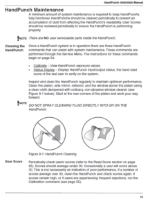 manual of handpunch cleaning proper maintenance