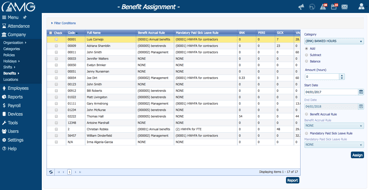 Tracking vacation, sick pay & other benefits
