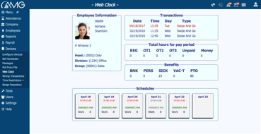 Providing employees with self-service kiosks
