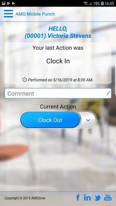 AMGtime Lite Screenshot